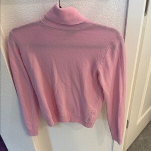 United Colors Of Benetton Pink + Turquoise Turtleneck Cashmere Sweaters